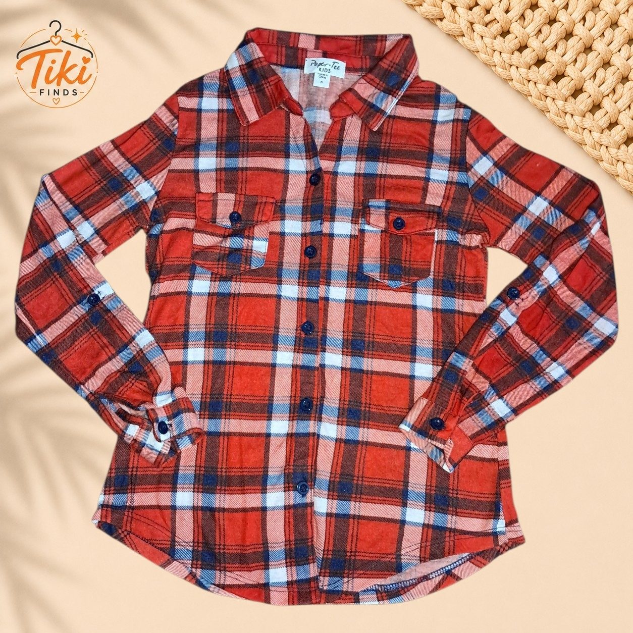 Camisa de franela a cuadros